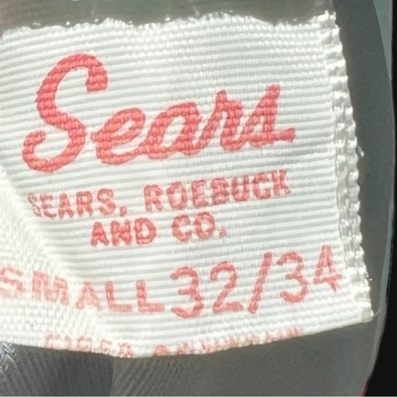 🌻VINTAGE Sears Roebuck & Co. Light Blue Nylon Robe w/ Lace Accents Size Small - Picture 13 of 14